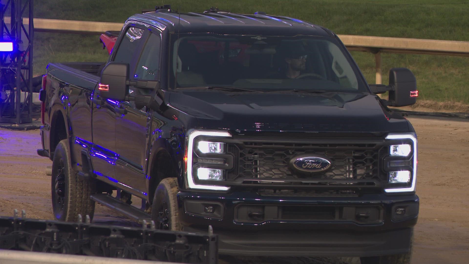With this new truck still comes some hurdles. Thousands of Ford trucks sit across Louisville, unable to be sold due to supply chain issues.
