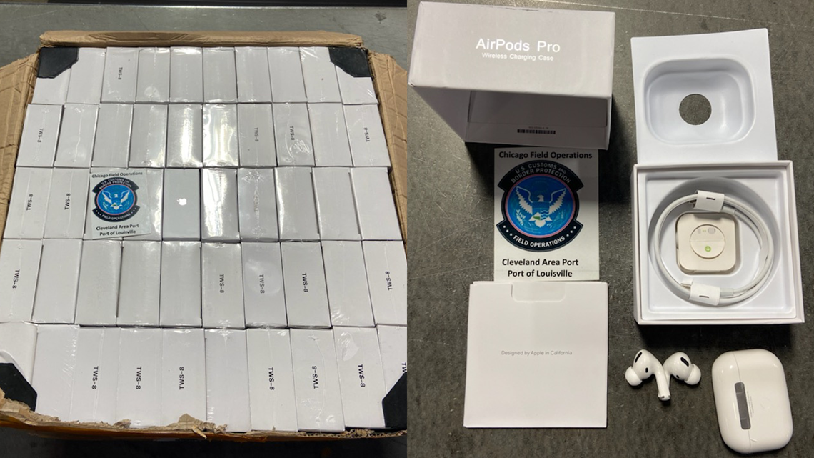 Customs officers seize counterfeit watches in Louisville estimated