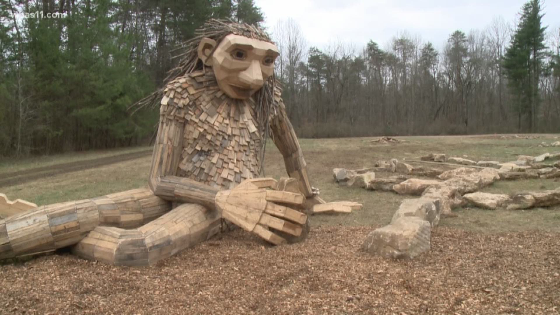 After several pieces from one of the Bernheim troll have gone missing, the artists is asking the public to leave the art for everyone to enjoy.