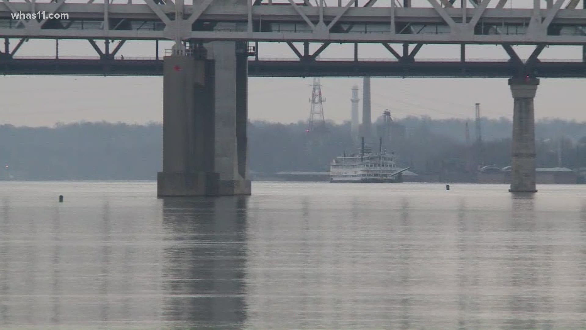 The cruise ship has been in Ohio for inspections, but returned to Louisville Saturday morning.