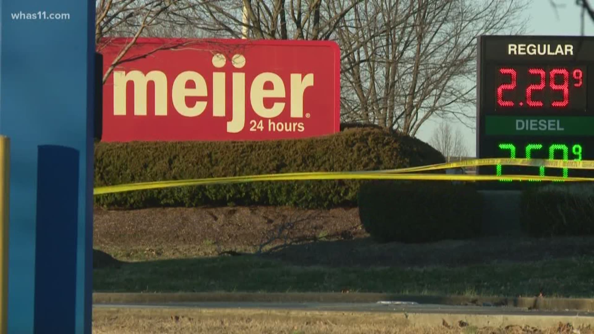 One person was injured in a shooting in a Meijer gas station parking lot. Police are looking for more information.