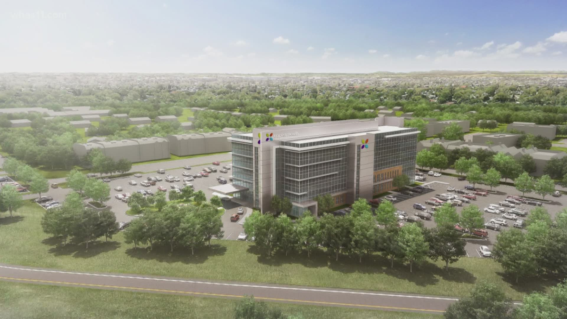 Louisville's Baptist Health is expanding down the road from its main campus on Breckinridge Lane and will be demolishing a well-known landmark for the new project.