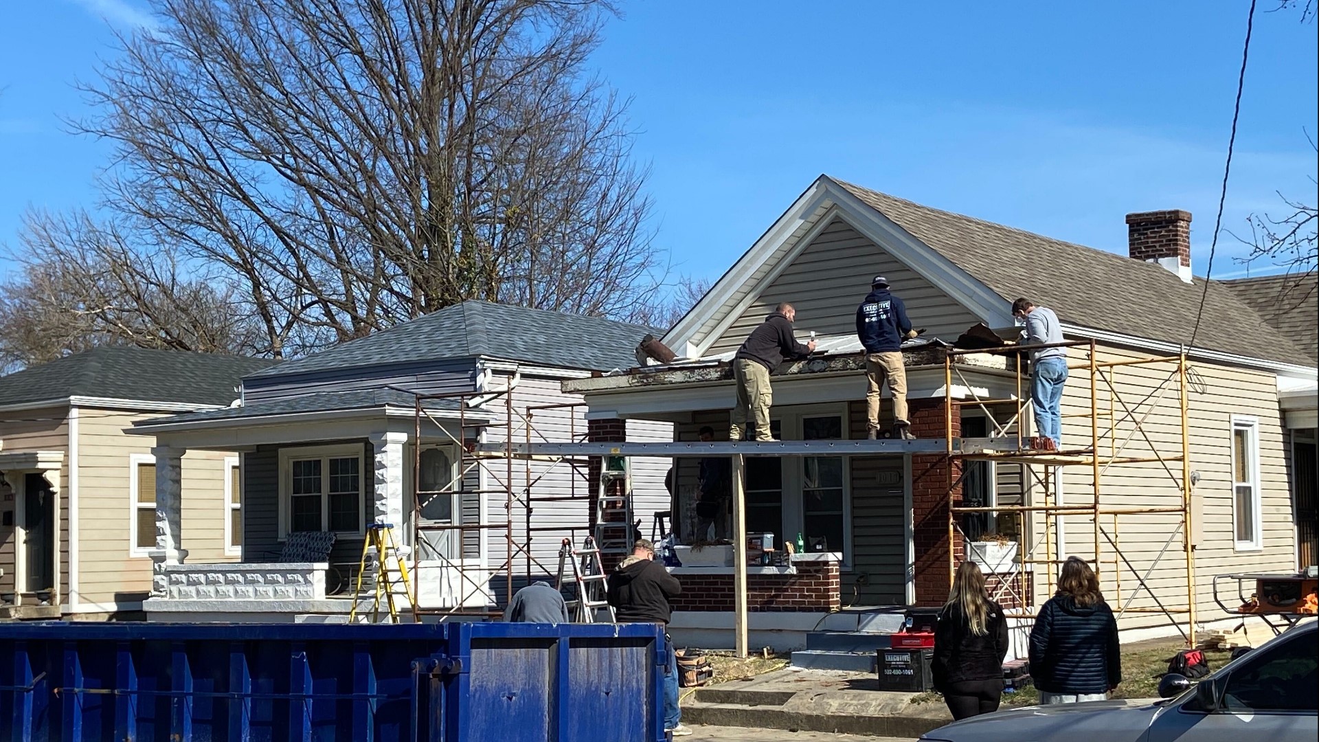 A couple in Germantown-Schnitzelberg spent half their life savings to pay a Louisville-based contractor who did not finish the project.