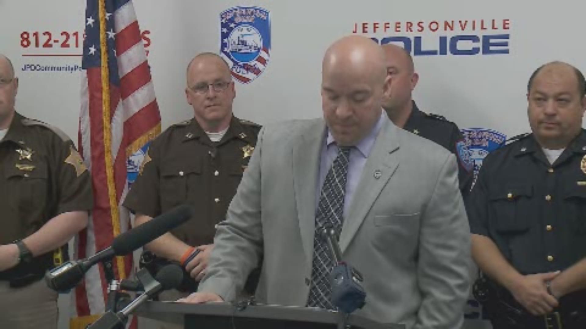 Jeffersonville Police Department briefs media on Thunder Over Louisville plan