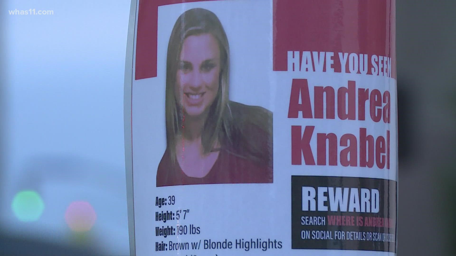 More than two years after her disappearance, the family of Louisville mom Andrea Knabel hasn't given up hope that they will find her alive.