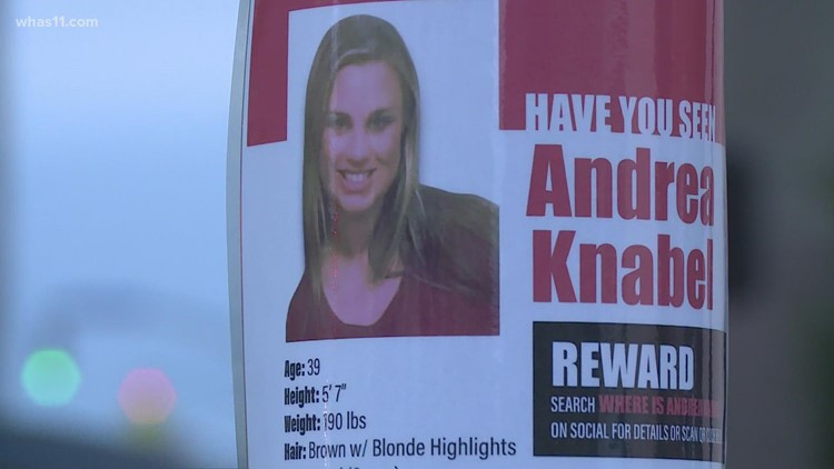 Search for Andrea Knabel continues on missing mother's 40th birthday