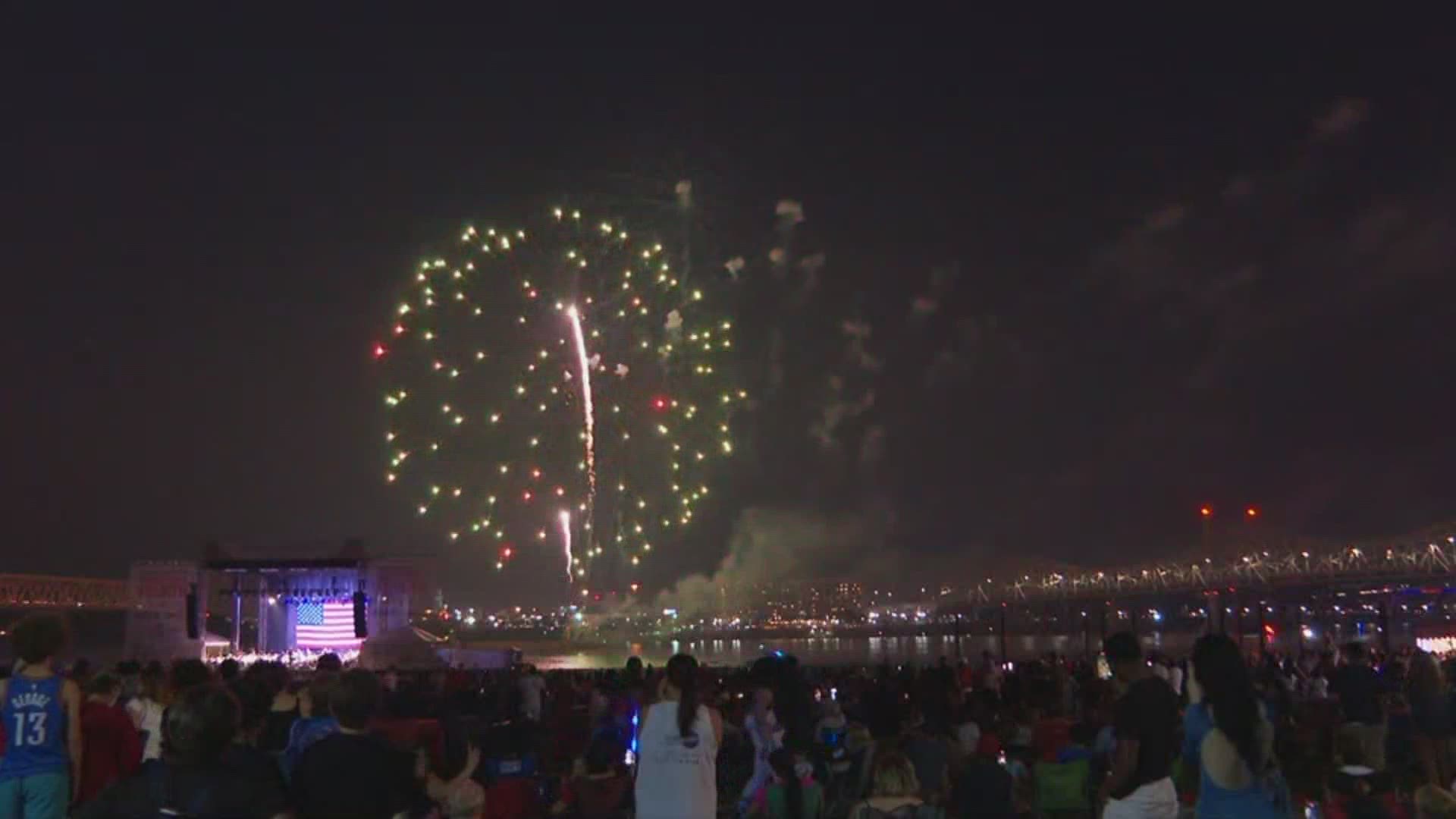 The city of Louisville had plenty of red, white and boom to celebrate Independence Day, one year after the COVID-19 pandemic canceled plans.