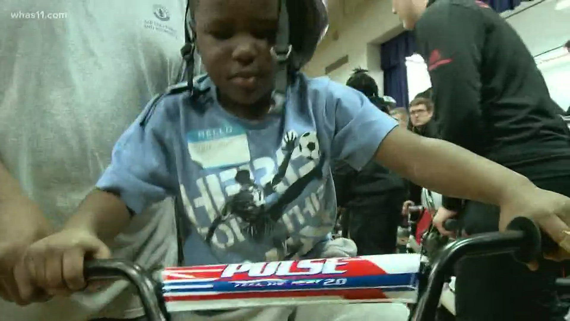 Local honor roll students get special bike delivery