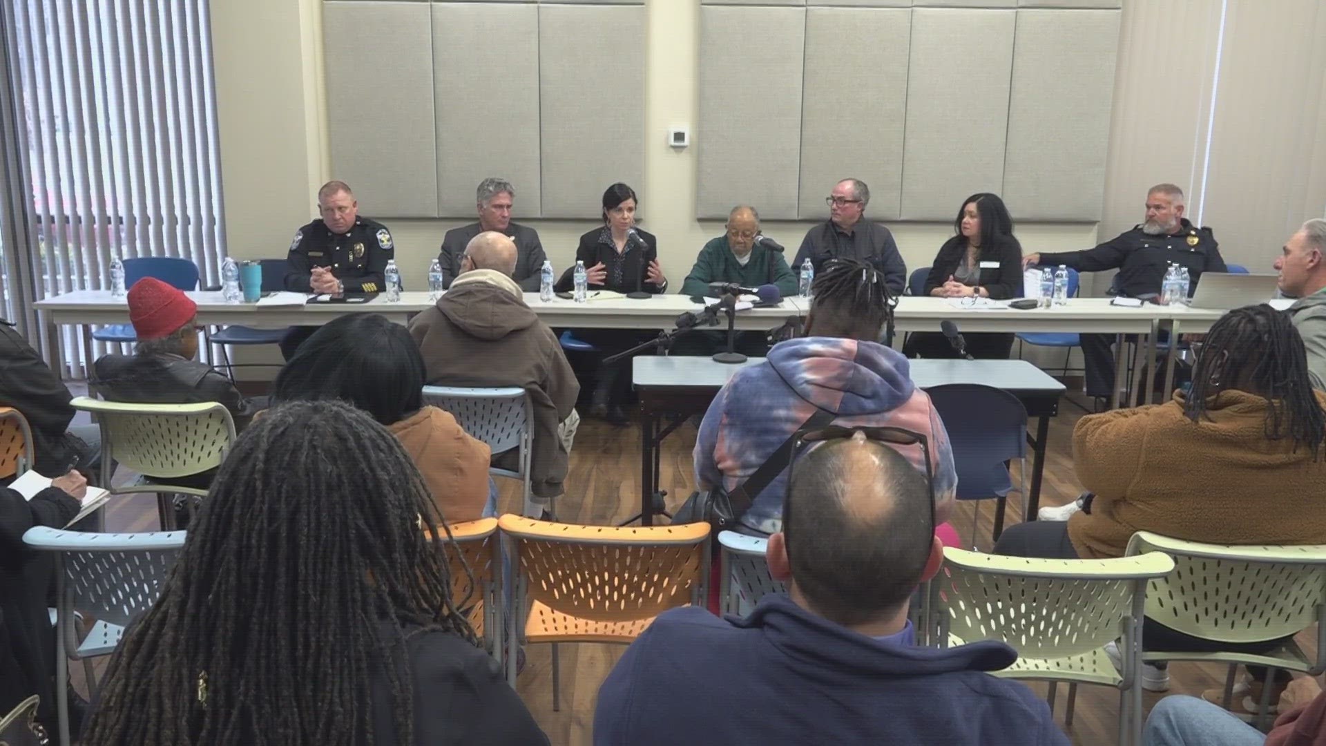 Tenants, city leaders and Louisville advocates spoke face-to-face to the people in charge of keeping Dosker Manor safe and expressed their concerns.