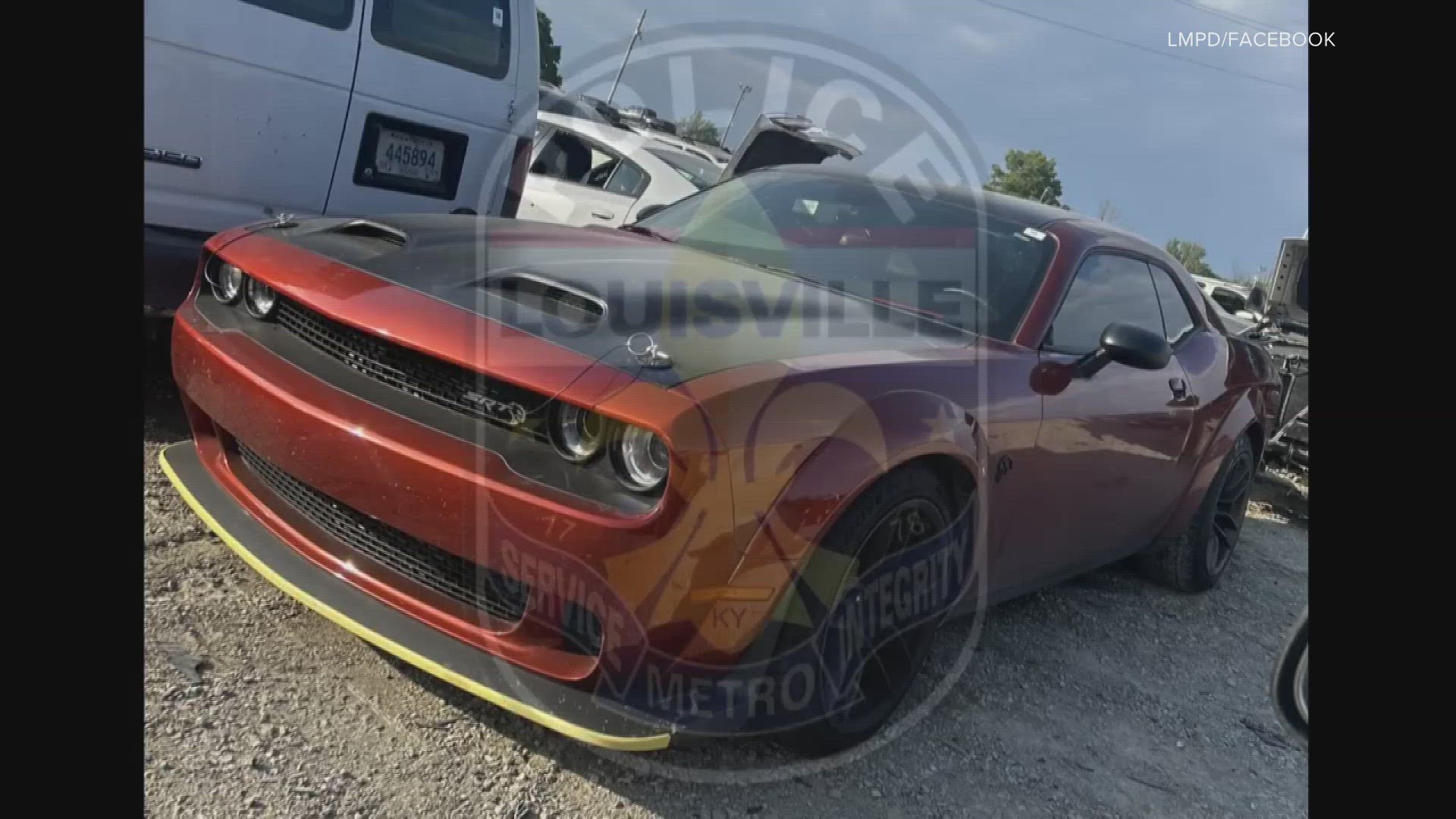 Louisville Metro Police posted on Facebook that they seized a Dodge Challenger SRT Hellcat Redeye on Thursday.