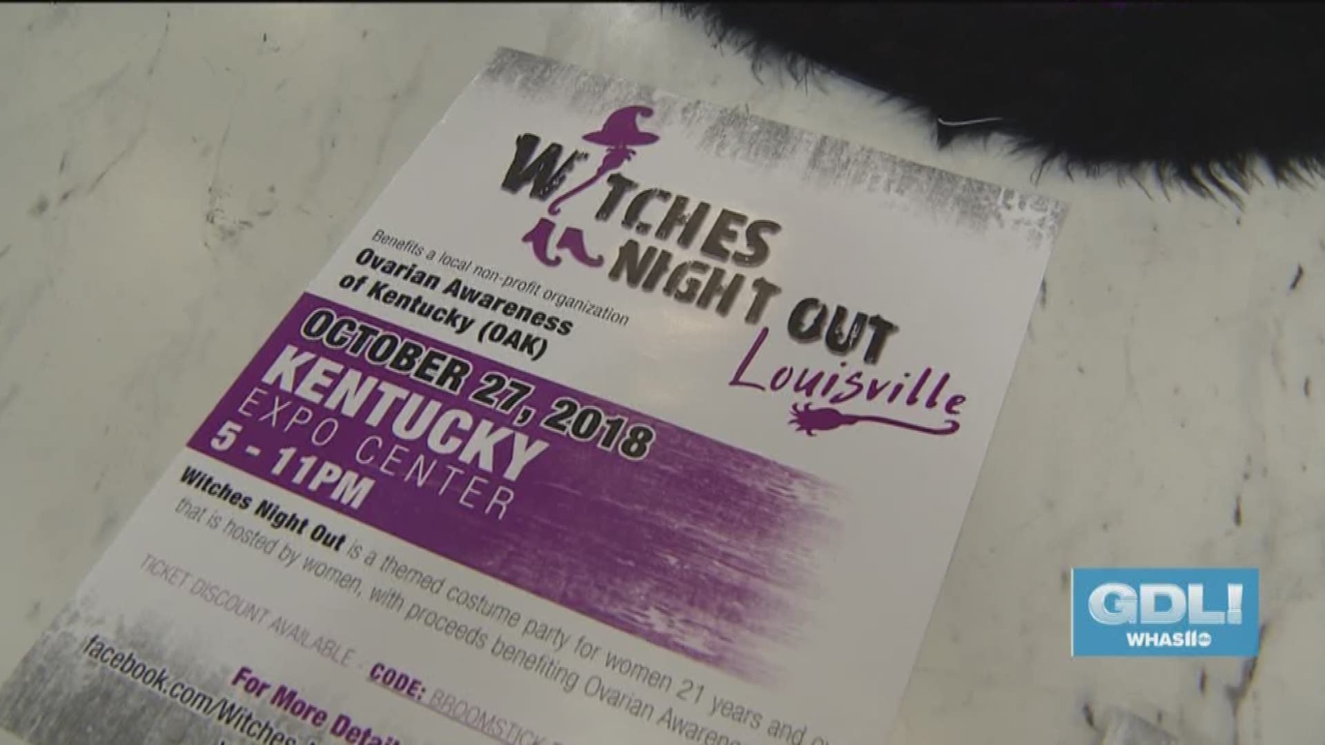 Witches Night Out is October 27, 2018 from 6-11 PM. Go to WitchesNightLouisville.org for more information.