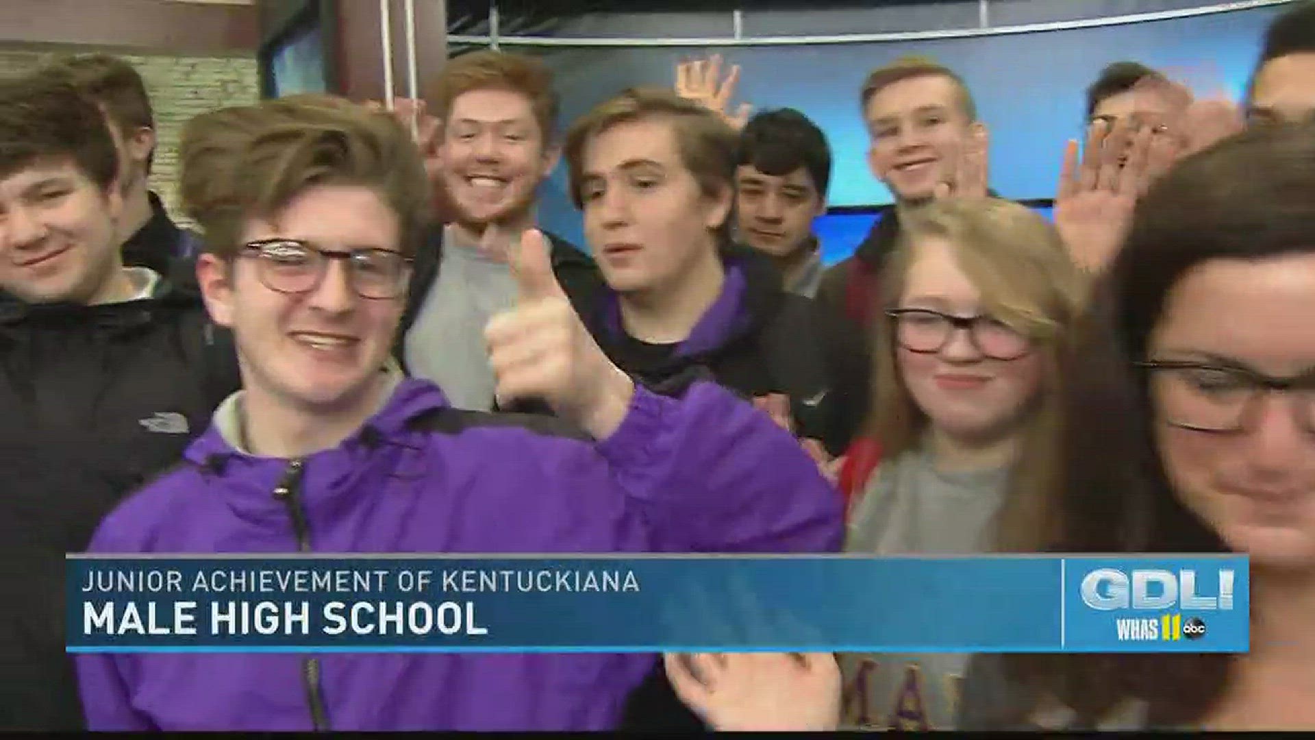 Broadcasting Students from Male High School got a behind the scenes look of GDL's production.