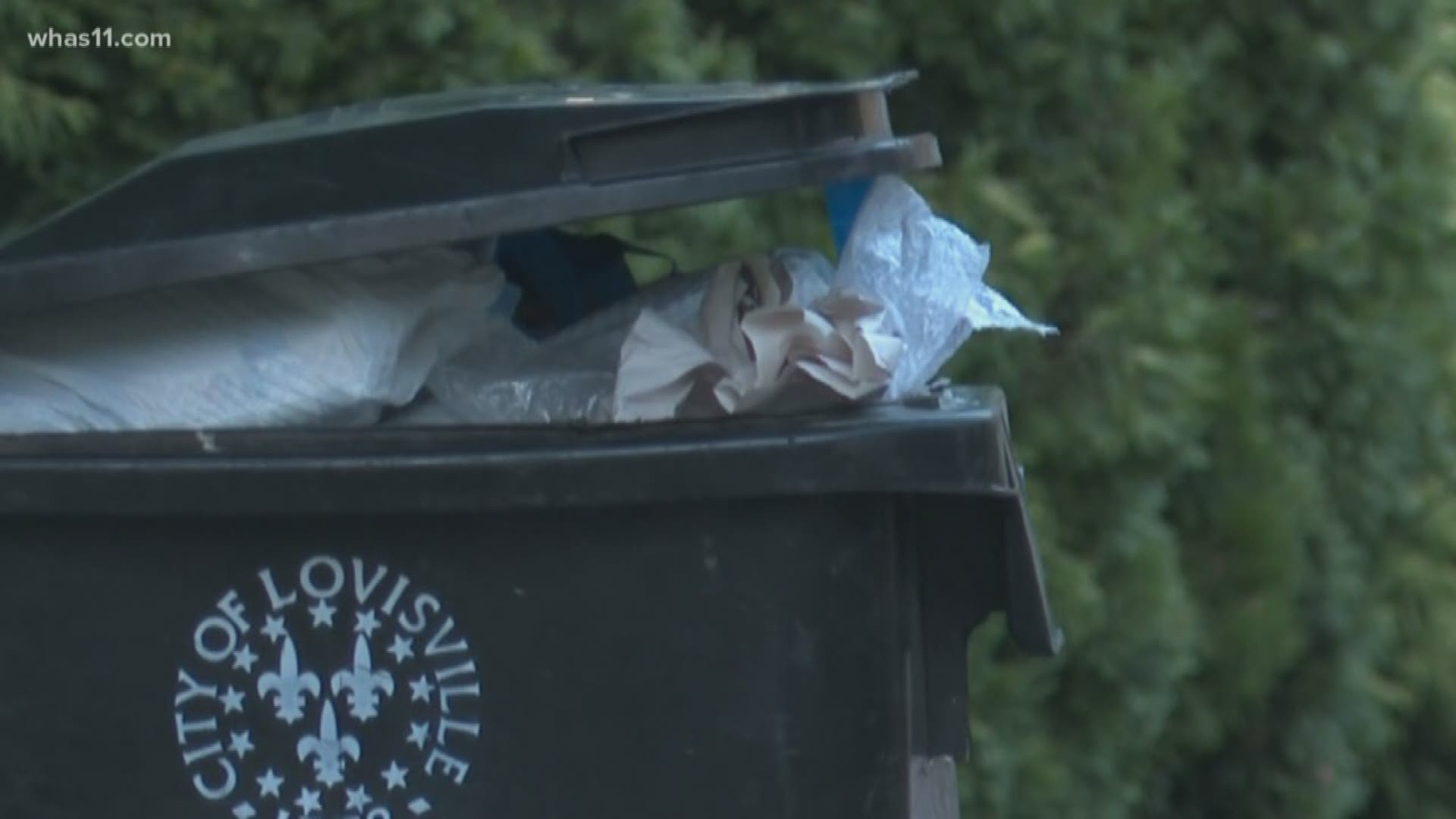 Those who normally have their trash picked up on Monday will have to wait another week.