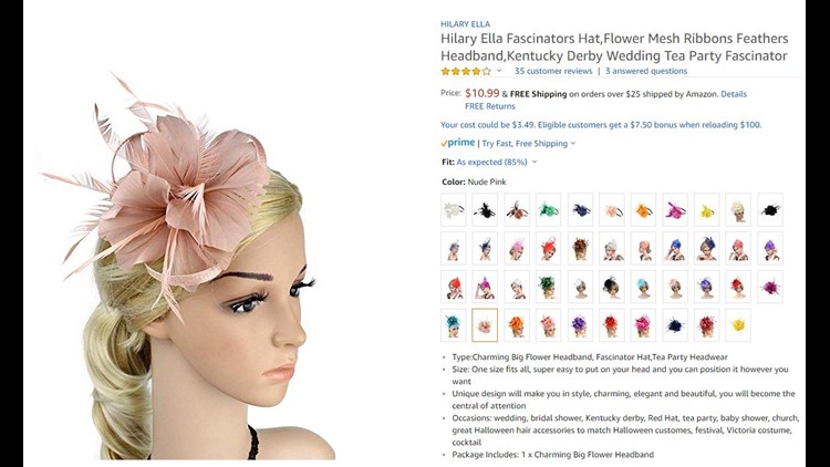 SMSW Vintage Mesh Tea Party Hair Clip Women Fascinator Hats Derby Cocktail Headband Flower Feather Headwear