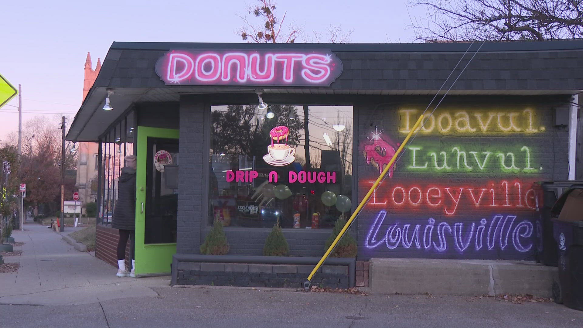 Drip N' Dough offers coffee, mini donuts and even hotdogs for those wanting more savory food later in the day.