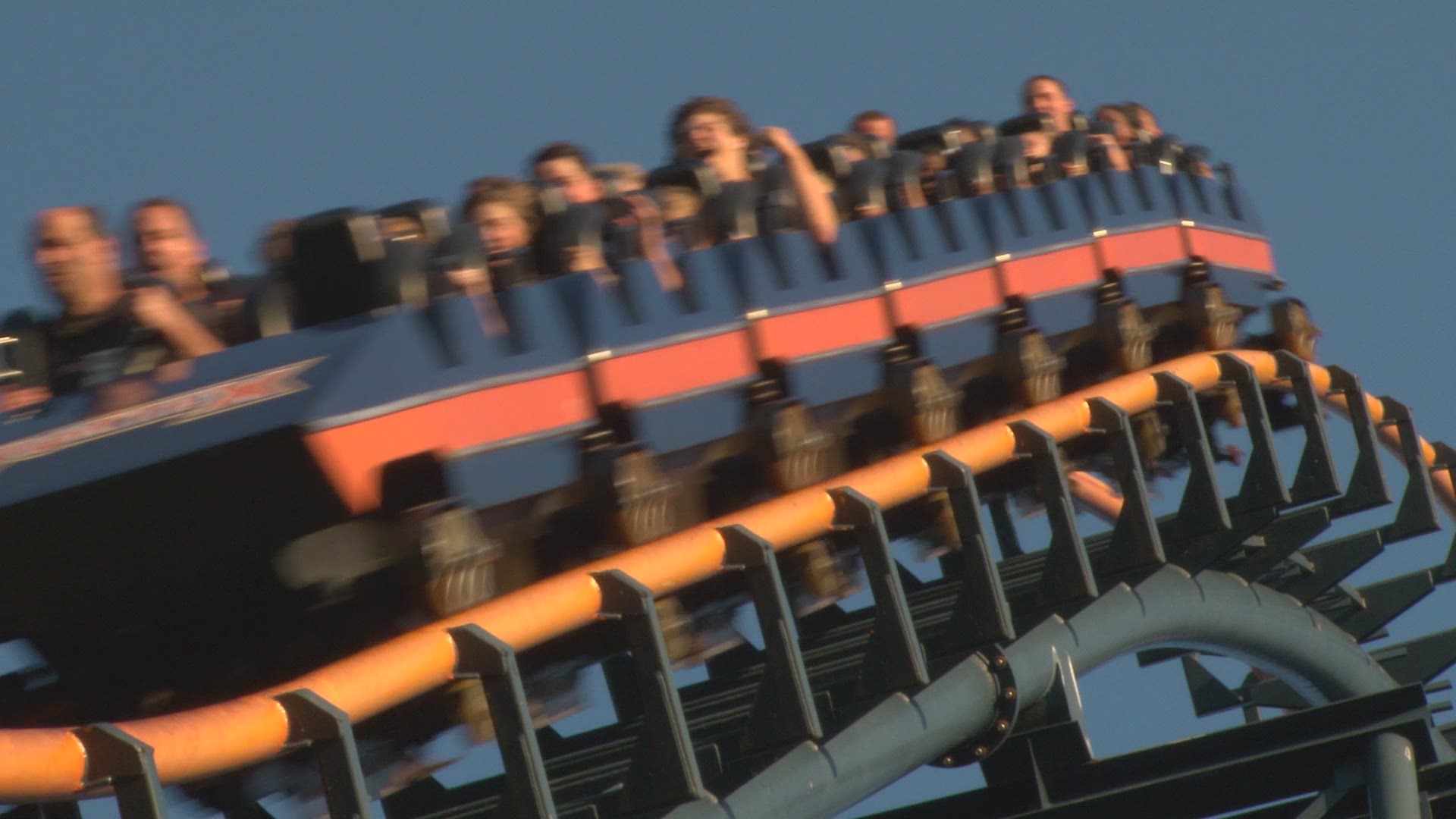 Video of the Vortex roller coaster at Kings Island. The coaster will close on October 27.