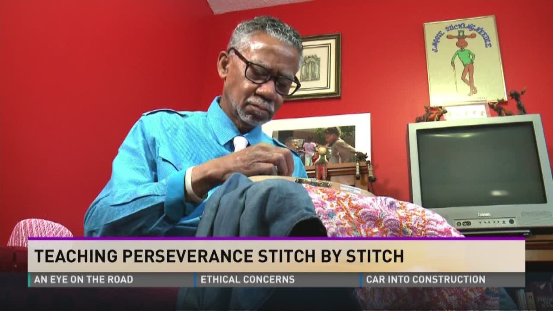 Teaching perseverance, stitch by stitch