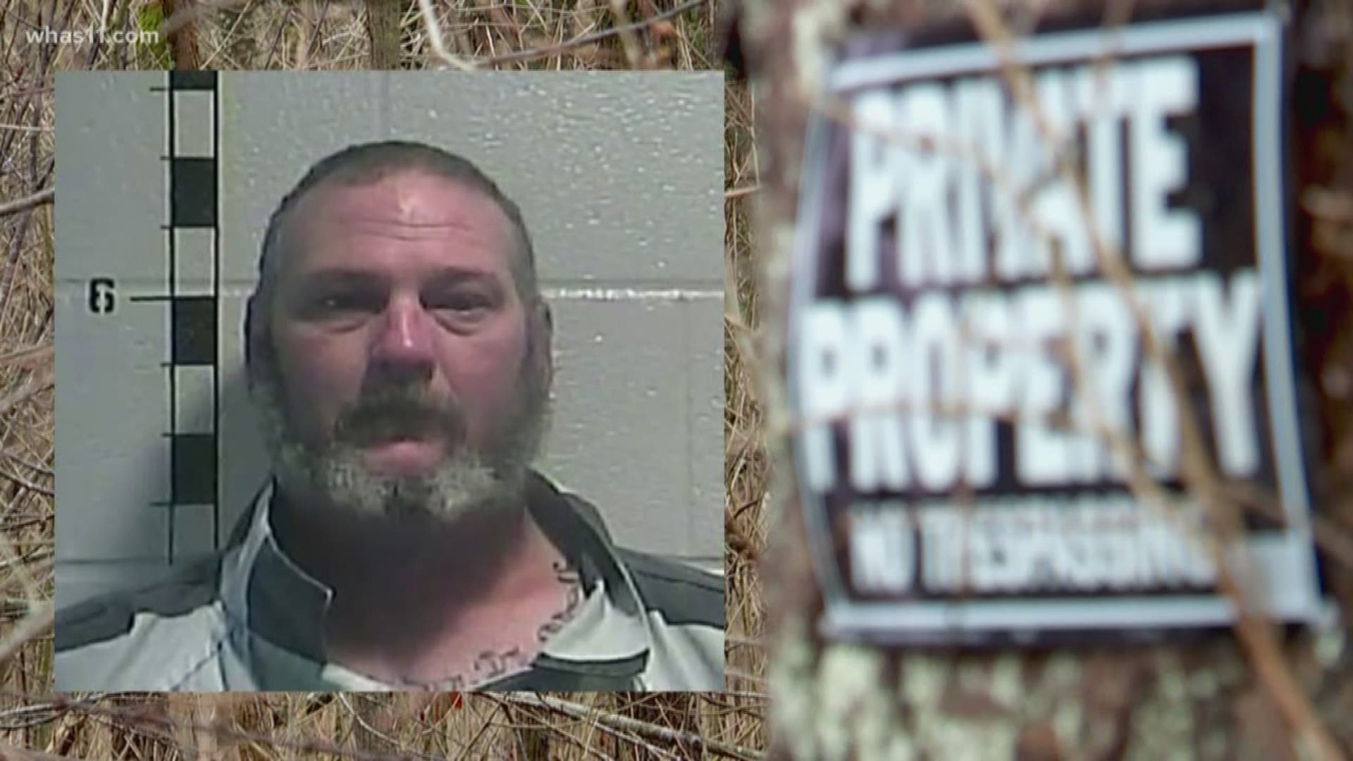 Police say Brian Myers killed William Riddell at Riddell's home near Waddy, Kentucky.