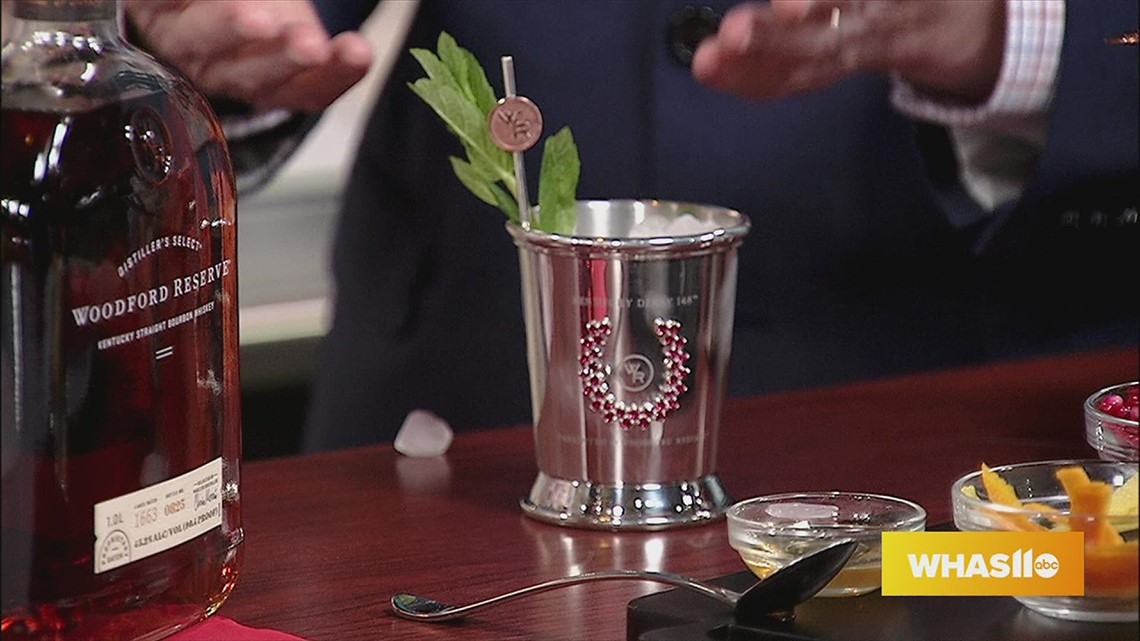 Woodford Reserve Master Distiller Chris Morris crafts 1,000 mint julep