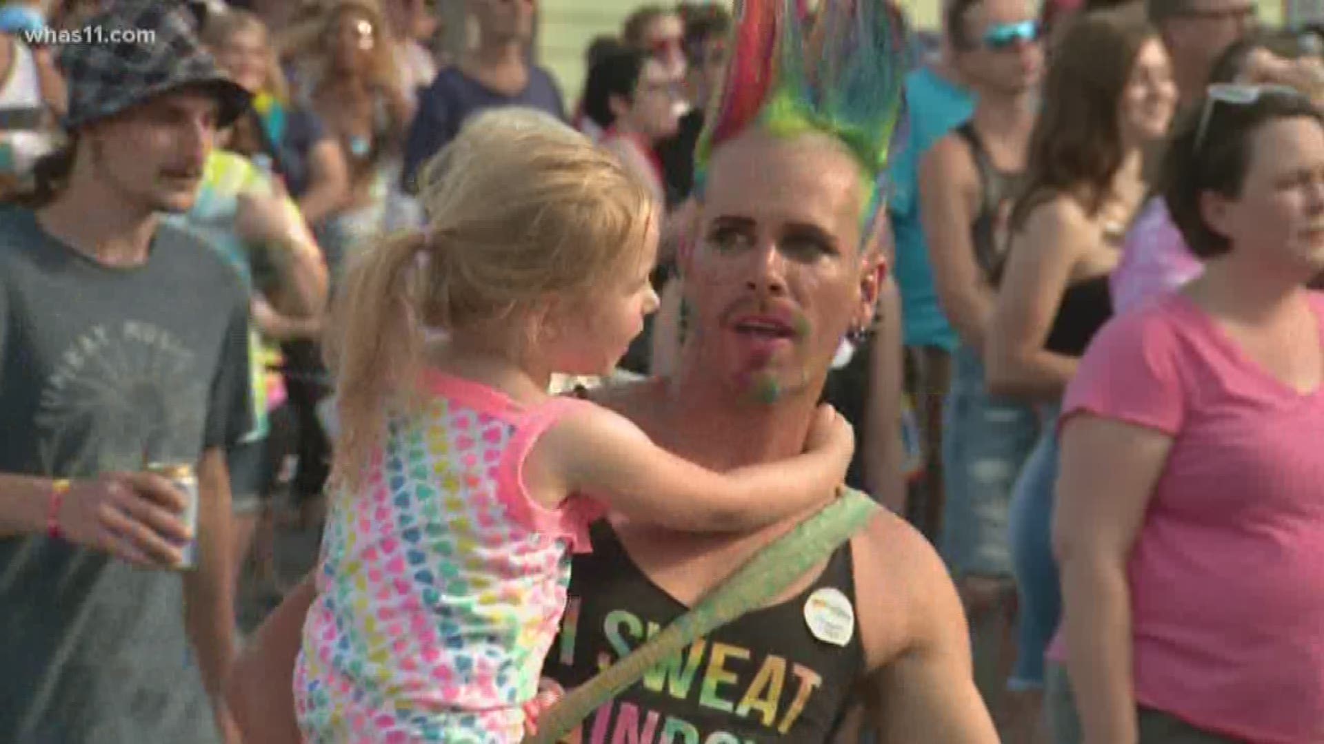Officials say the Louisville Pride Fest gives people the chance to come together and break down the barriers for the LGBTQ community.