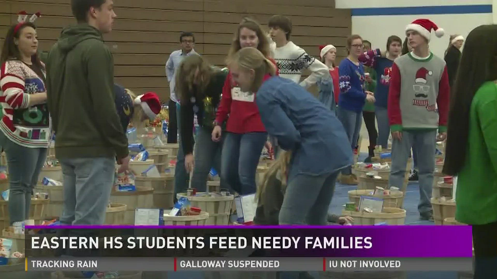 Eastern HS students feed needy familes