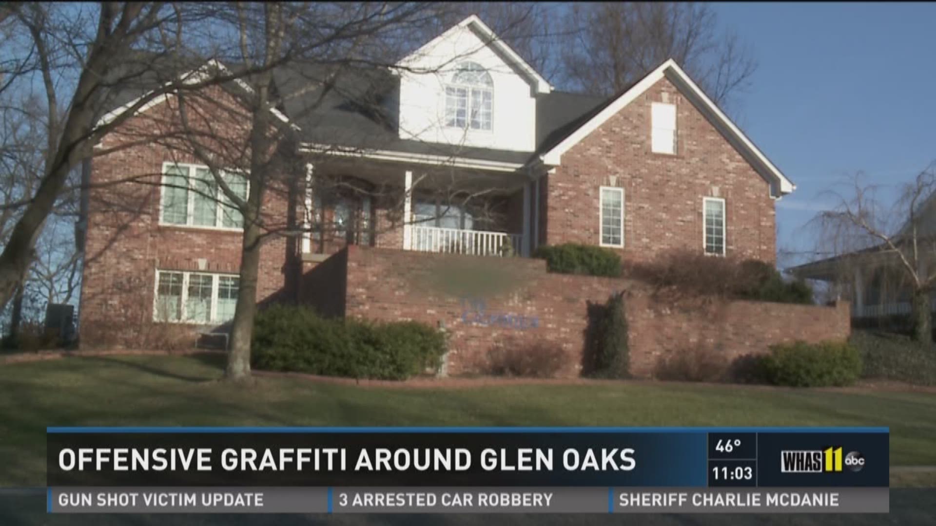 Glen Oaks neighbors unsettled by offensive vandalism