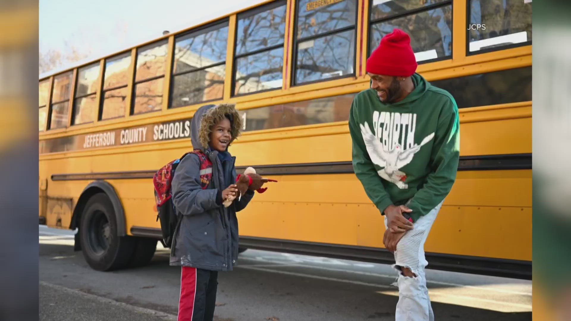 When Larry Farrish Jr. learned one of his students didn't have PJs to celebrate, he went to the store and got some and brought them back to the school for the child.