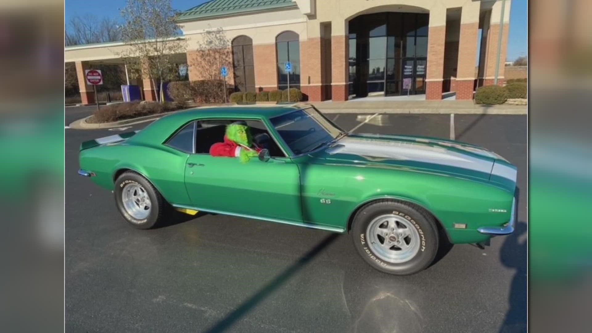 The Grinch has been found in the Meade County Jail and in Bardstown riding around in a hot rod.