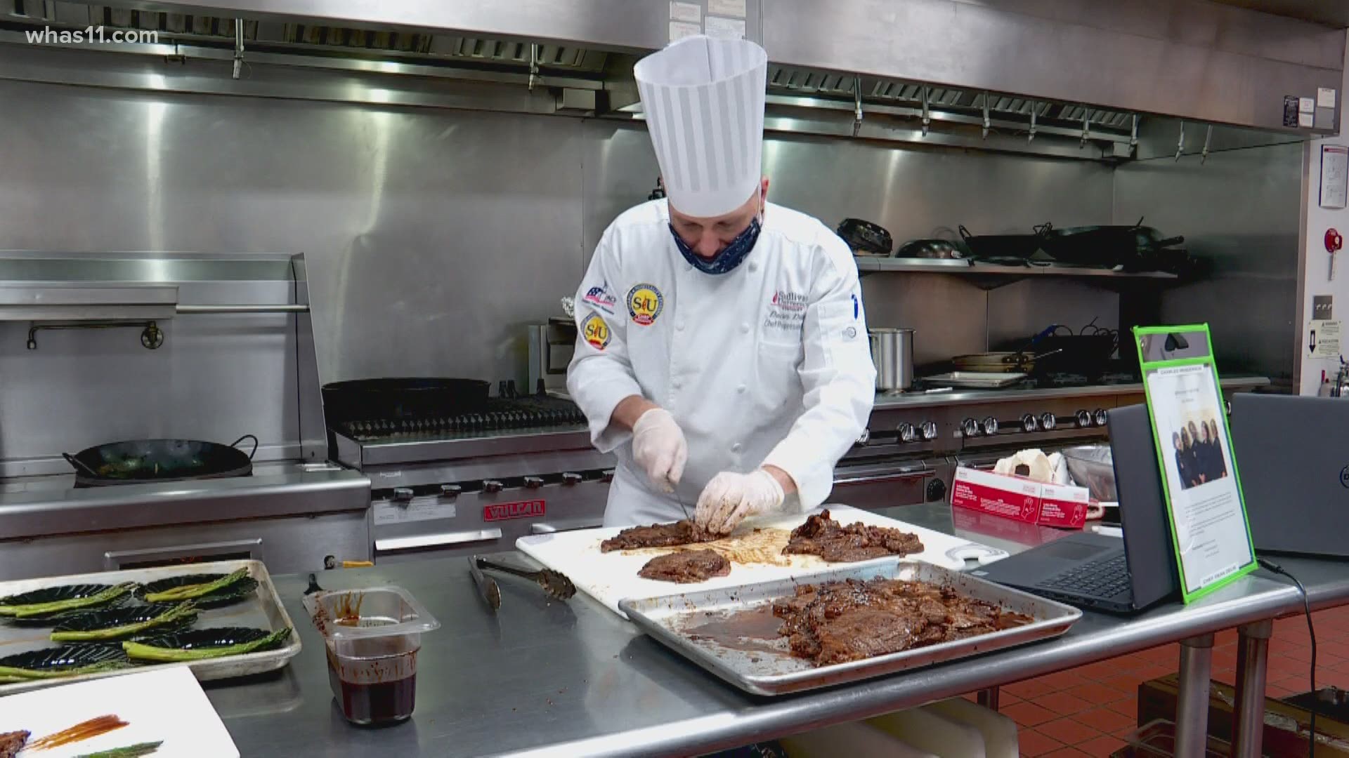 Chef Dean is one of five chefs working at Sullivan University for the NASA Culinary Challenge.