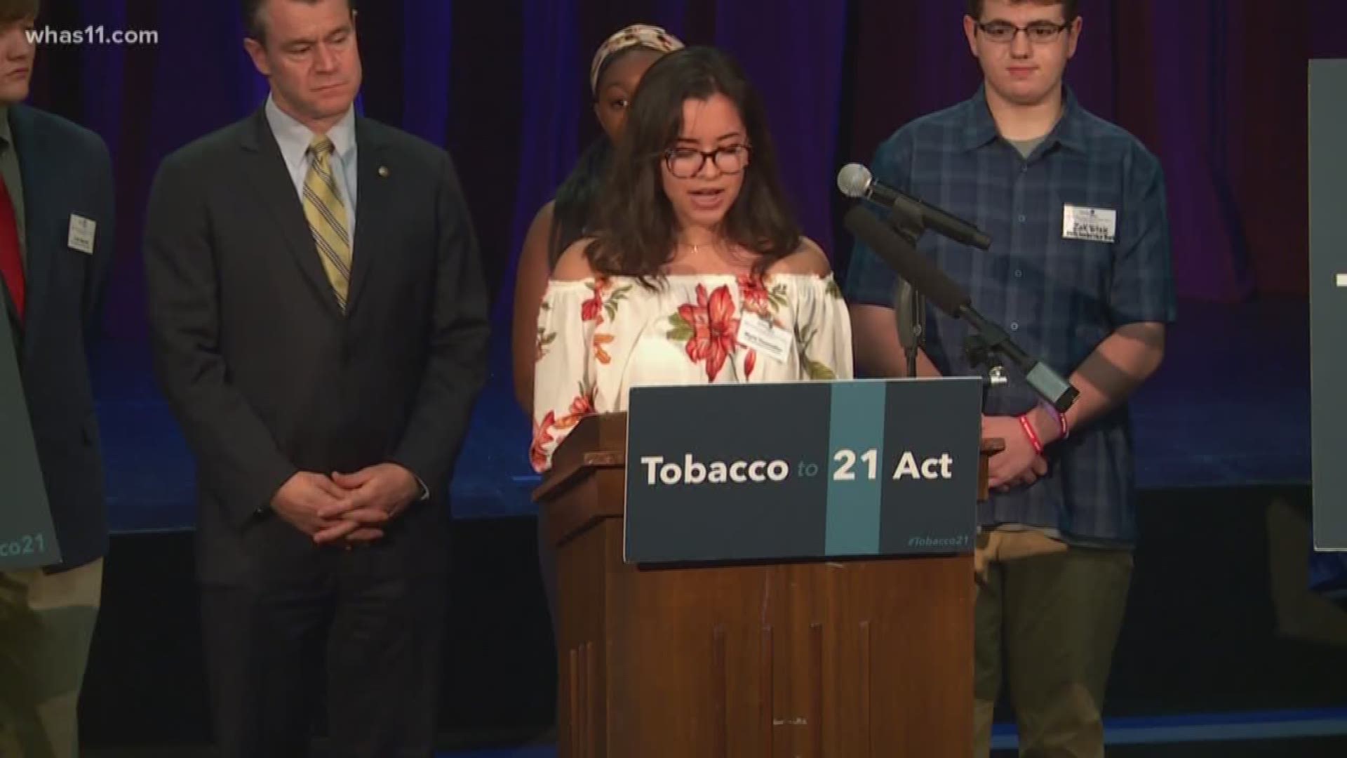 Senator Todd Young is a co-sponsor of the legislation that would prohibit the sale of tobacco products, including e-cigarettes, to anyone under the age of 21.