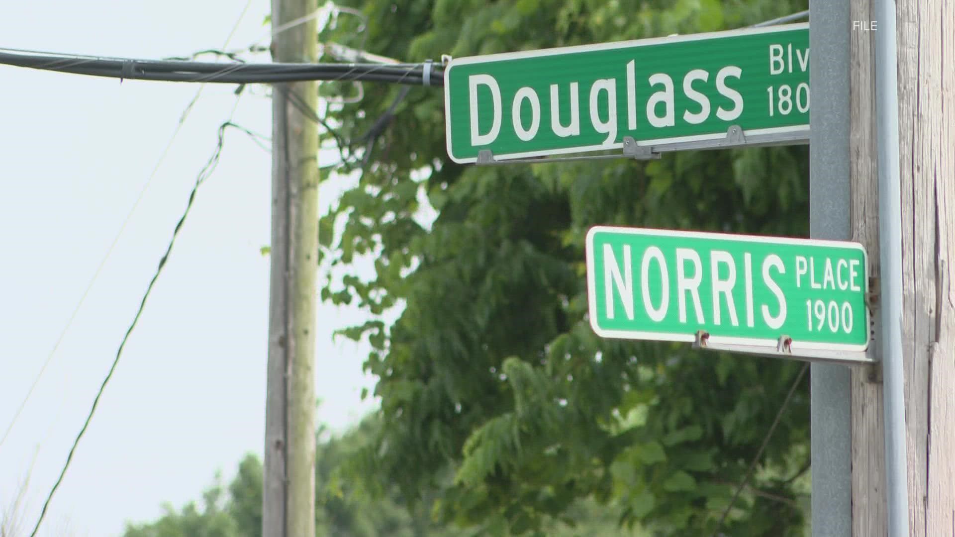 An organization called "Streets for People" wanted to install the bike lanes along Norris Place and Douglass Boulevard, linking Eastern Parkway and Bardstown Road.