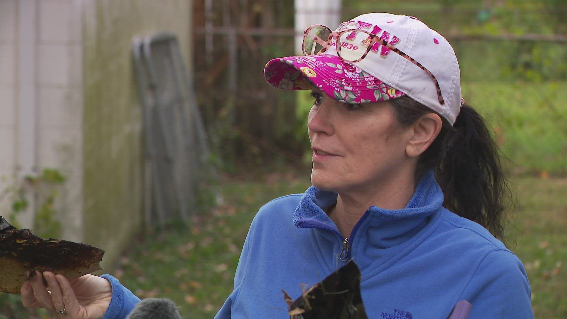 On top of the damage to their homes, neighbors have to deal with the lingering smell.