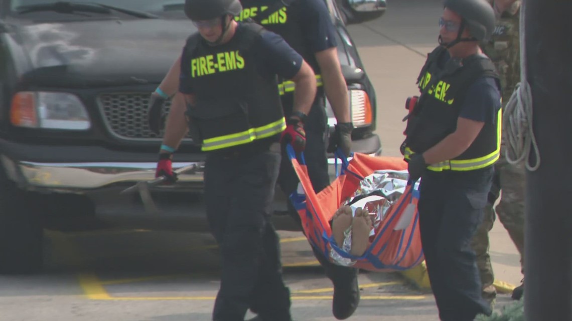First responders participate in active shooter drill at Ford Kentucky ...