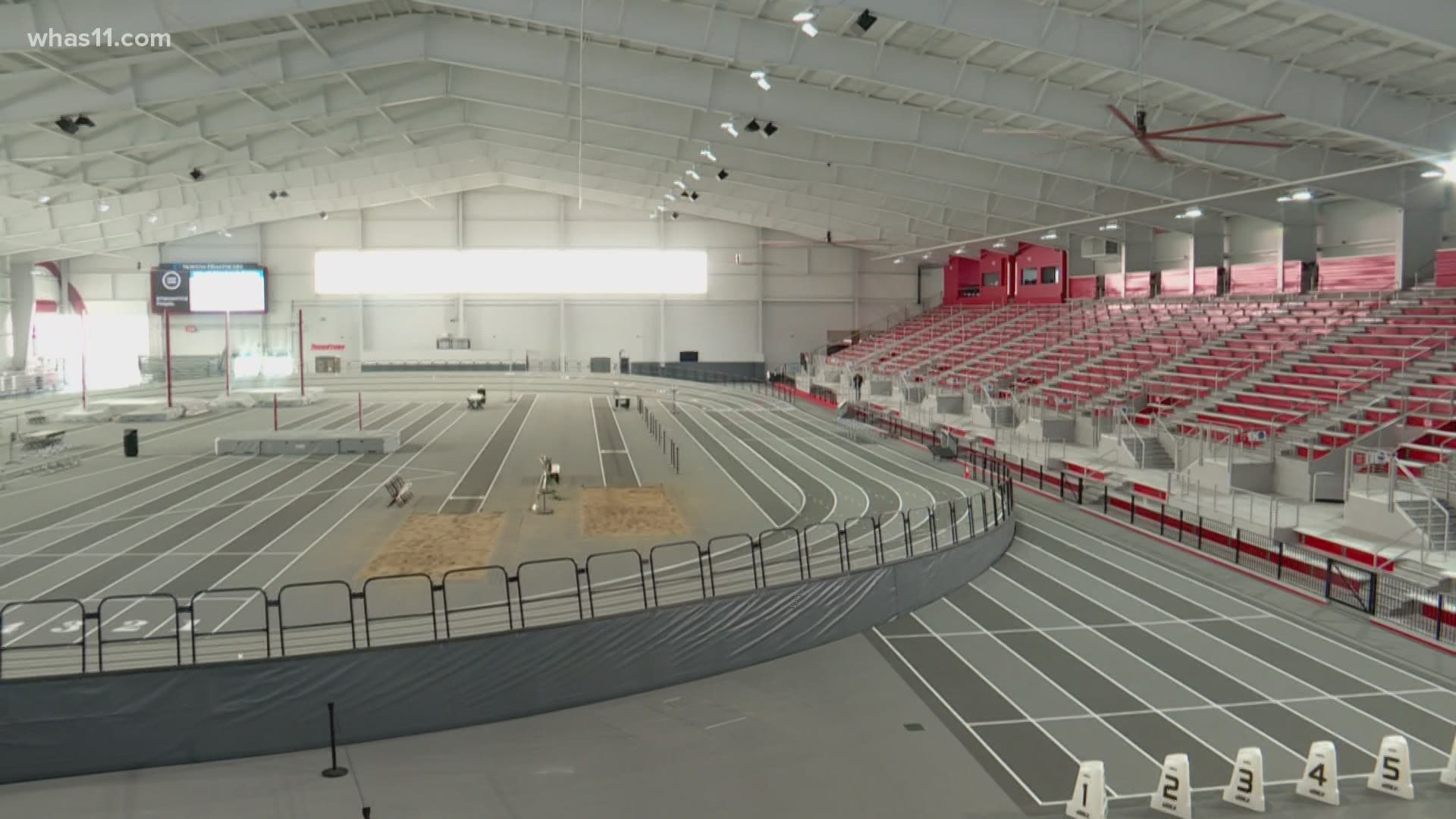 The new track and field facility in West Louisville received a $10 million loan from a group of community banks to help fill the project's funding gap.