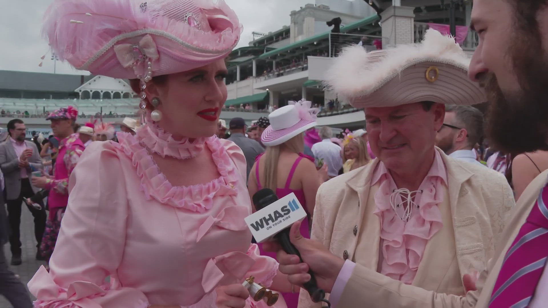 Some Churchill Downs guests have been planning their Kentucky Oaks outfits for months.