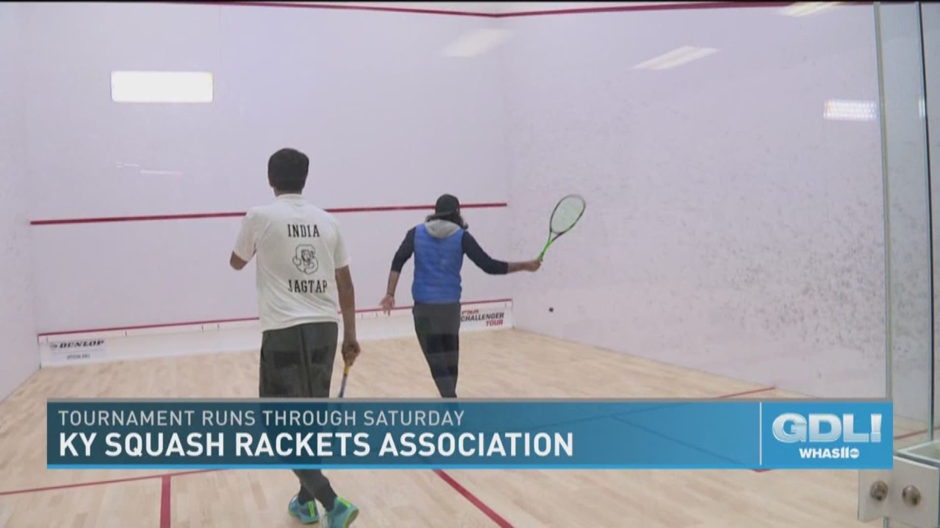 Pro-athletes from all over the world are in town to compete in Louisville's largest ever professional squash tournament.