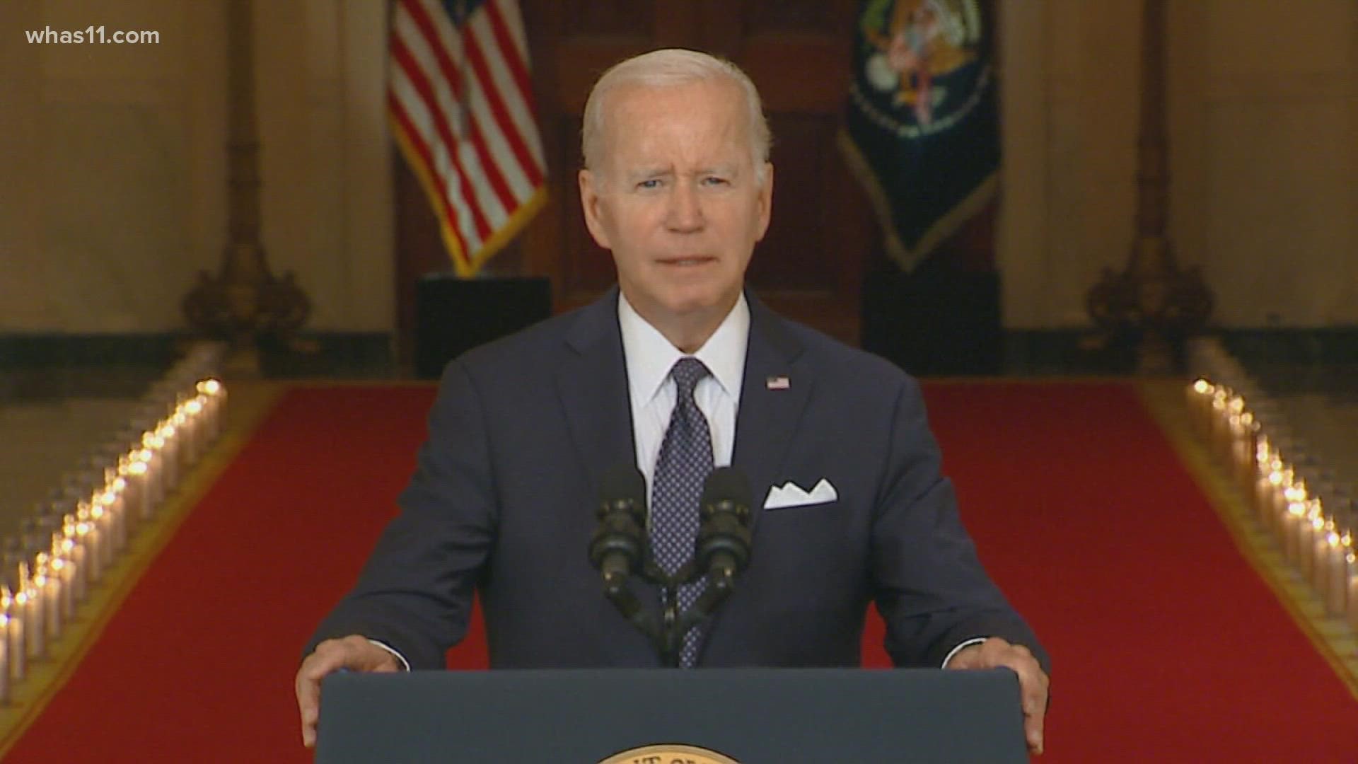 President Joe Biden addressed the nation in a prime time speech Thursday, saying the epidemic of gun violence in America needs to stop.