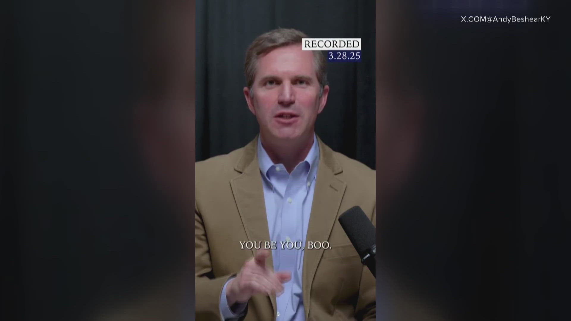 The Andy Beshear Podcast aims to "bridge divides and foster understanding" through conversation, according to its website.