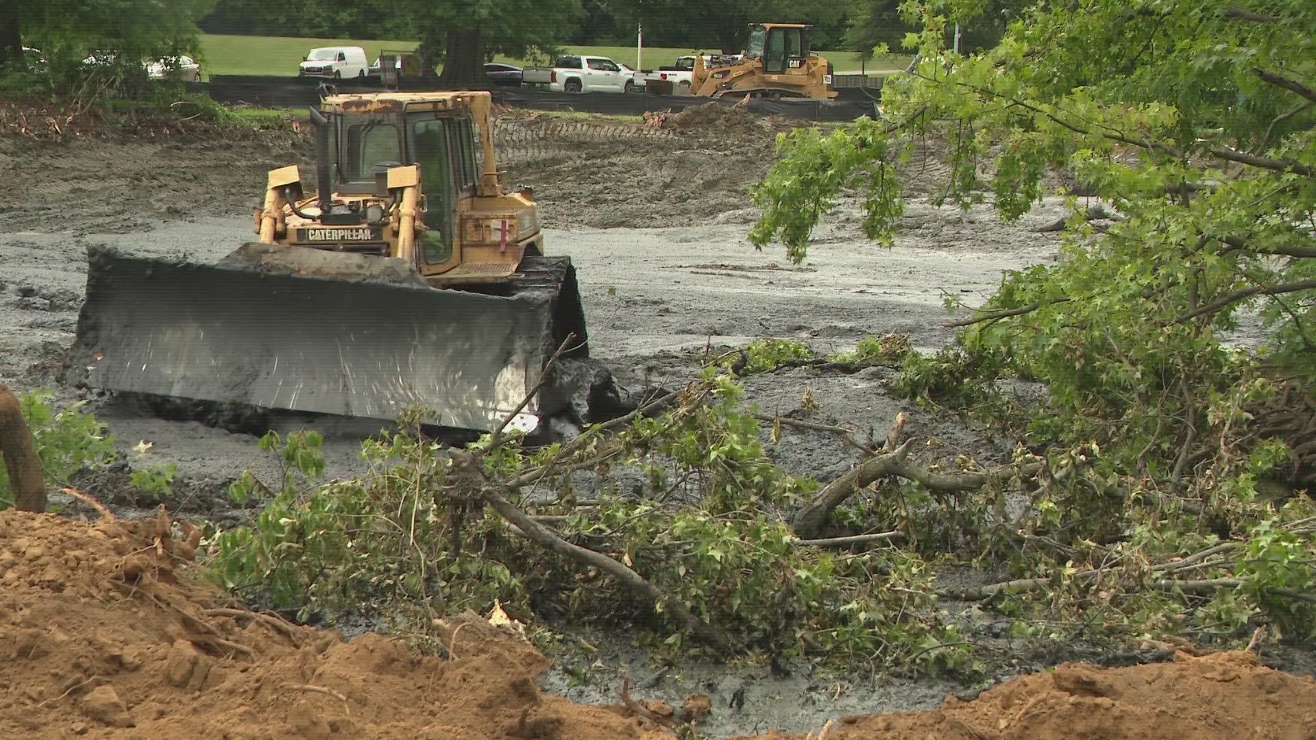 Mayor Craig Greenberg said the $2.5 million project will improve water quality, add fishing opportunities and add canoe and kayak access.