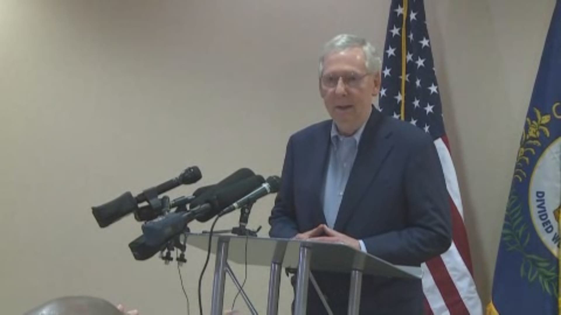 McConnell spoke with reporters in his home state of Kentucky on Monday, days after the Senate confirmed Kavanaugh despite allegations from Christine Blasey Ford that he sexually assaulted her when they were in high school in 1982.
