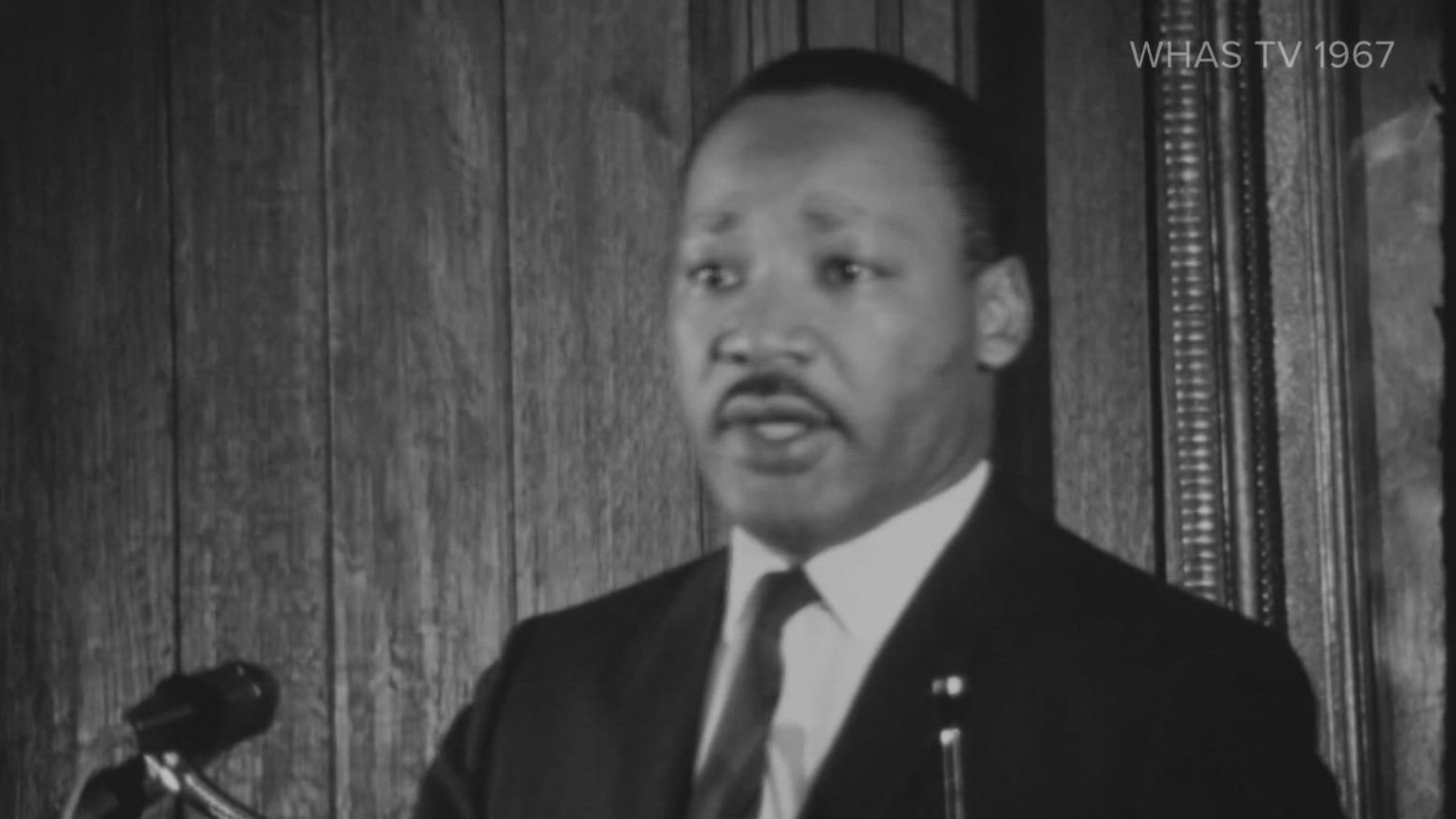 Until two years ago, one very important appearance by Dr. King on the University of Louisville campus was frozen in time, resting in the WHAS-TV archives.