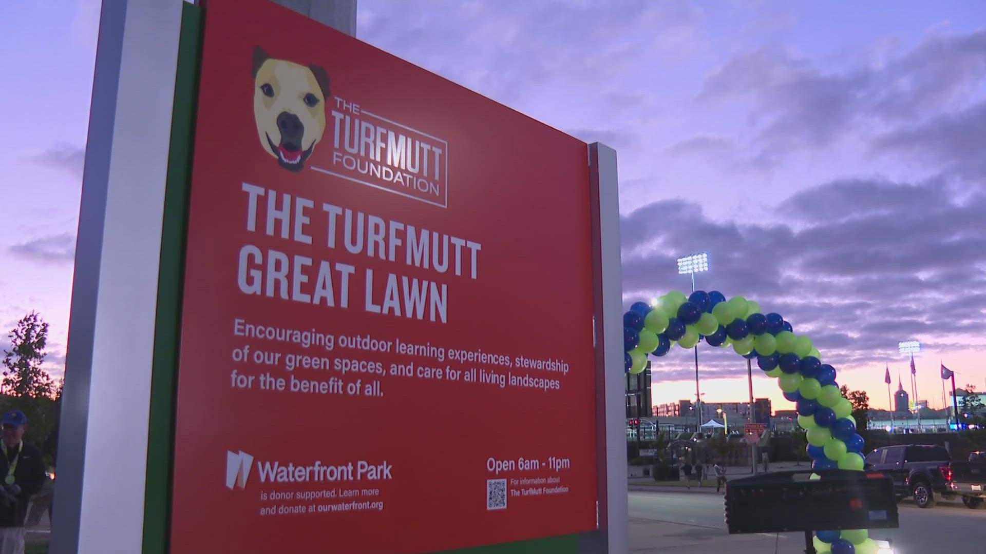 The Great Lawn will now be called the "TurfMutt Foundation Great Lawn."