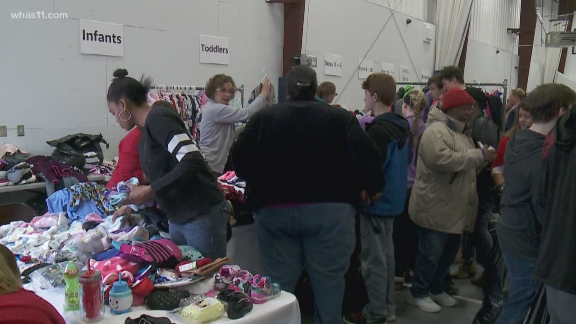 St. Vincent de Paul are once again setting up their Santa Shop -- a makeshift mini mall where parents who need a little extra help can shop for their families.