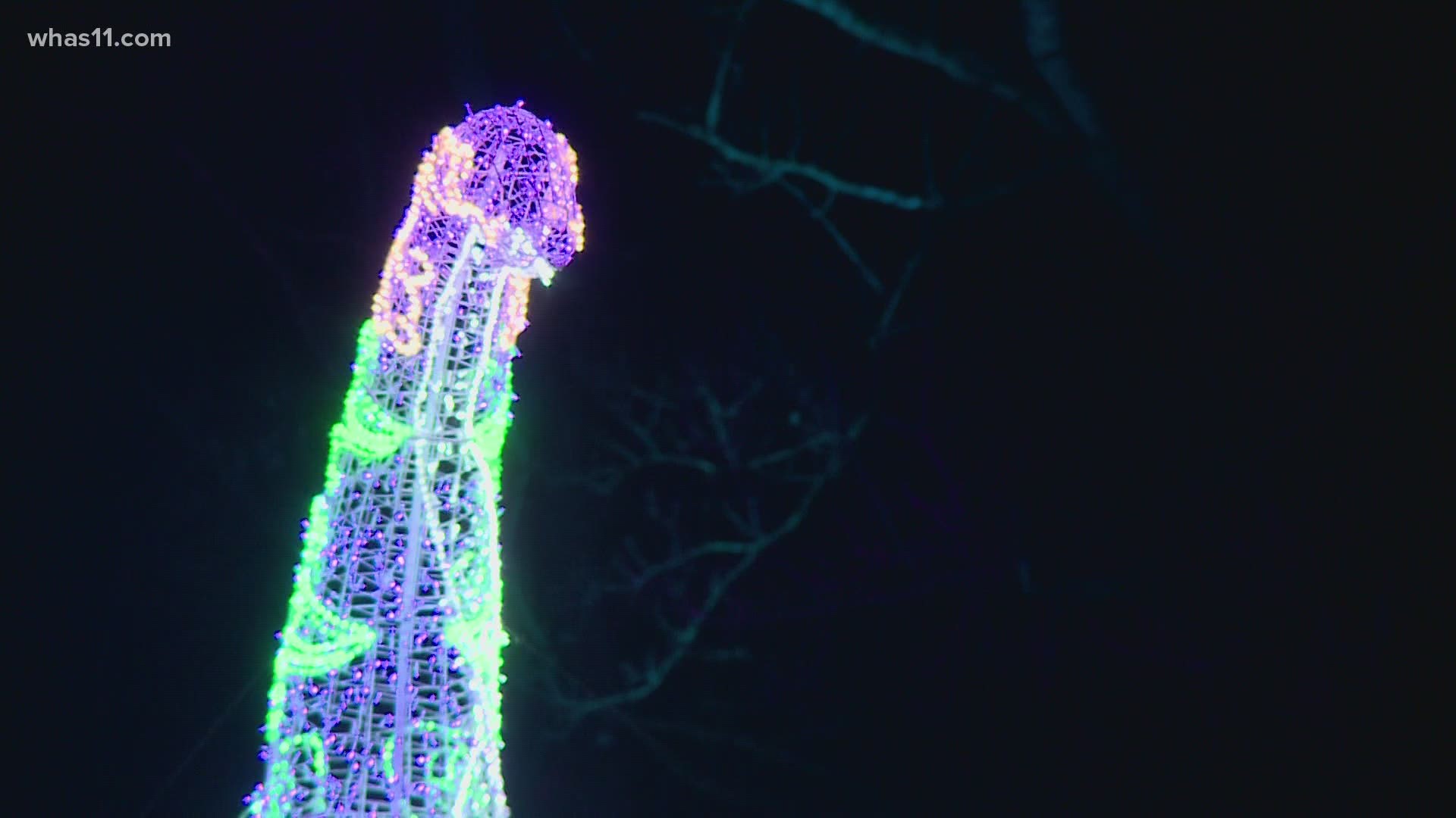 Louisville's Winter Illuminations opening in the Parklands