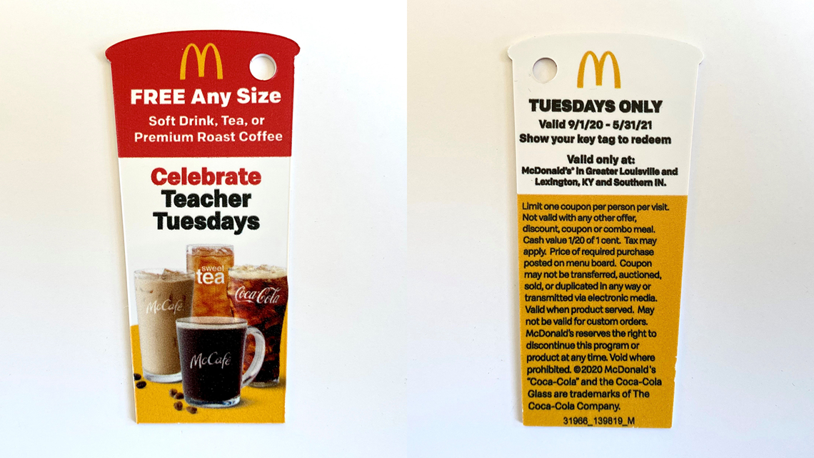 Teachers Tuesdays at McDonald's start Sept. 1