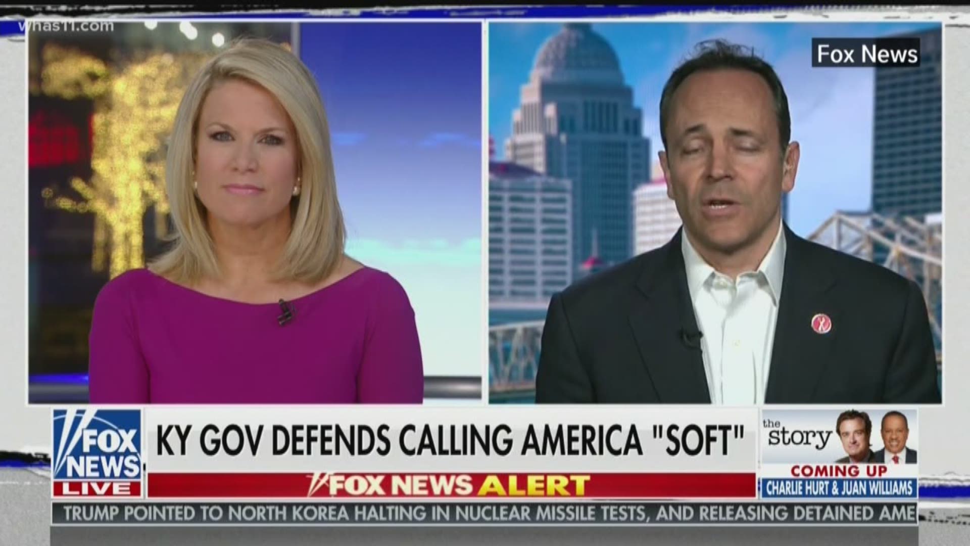 Governor Bevin appeared on Fox News to talk about his comments.