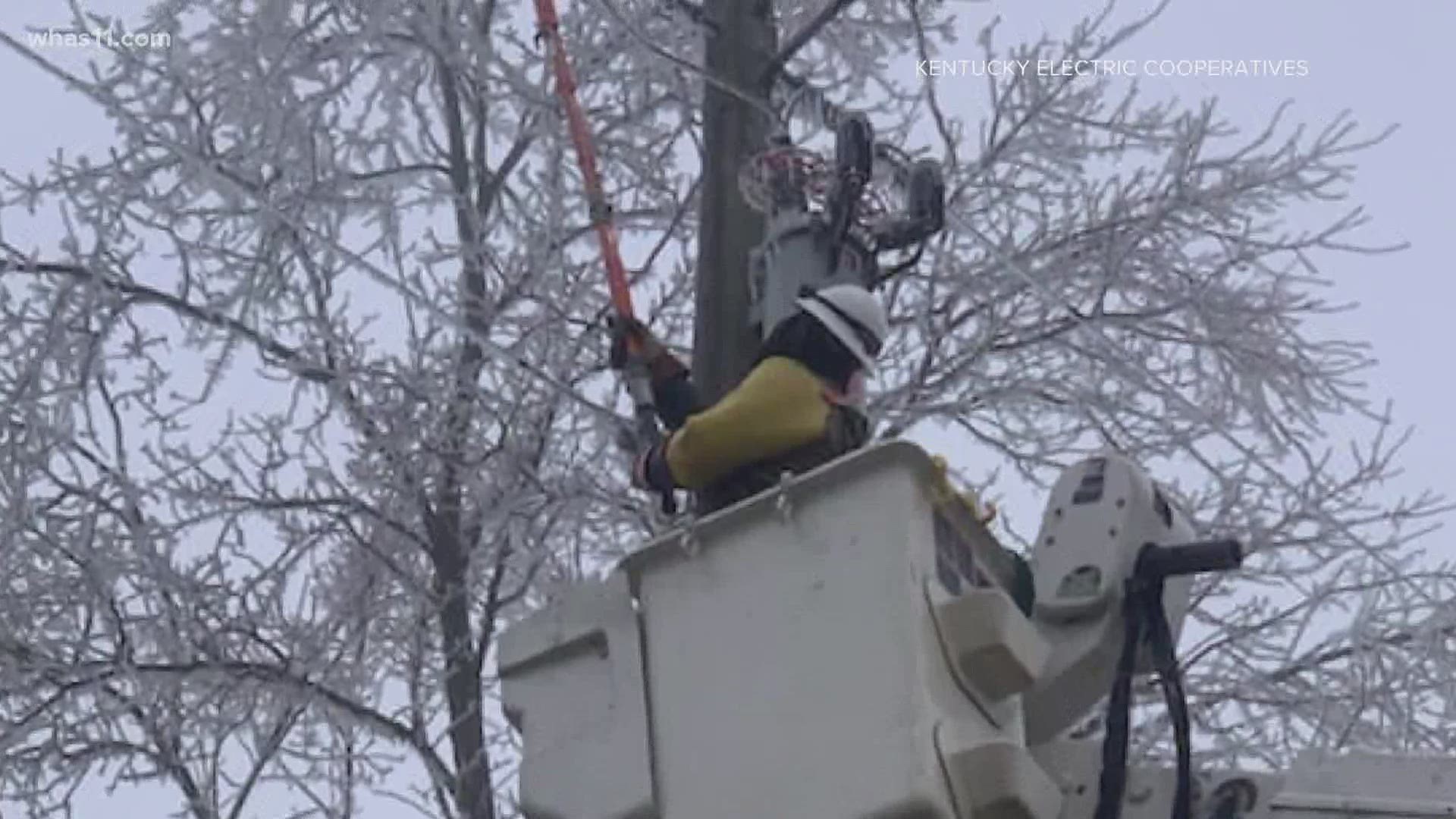 In Eastern Kentucky, thousands are still without power after recent winter weather.