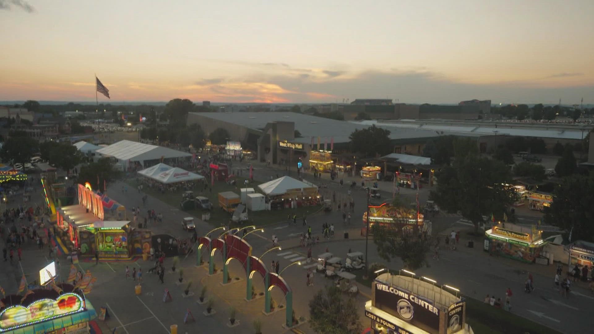 As the fair runs late into the evening, there's plenty of fun still to be had as the sun goes down.