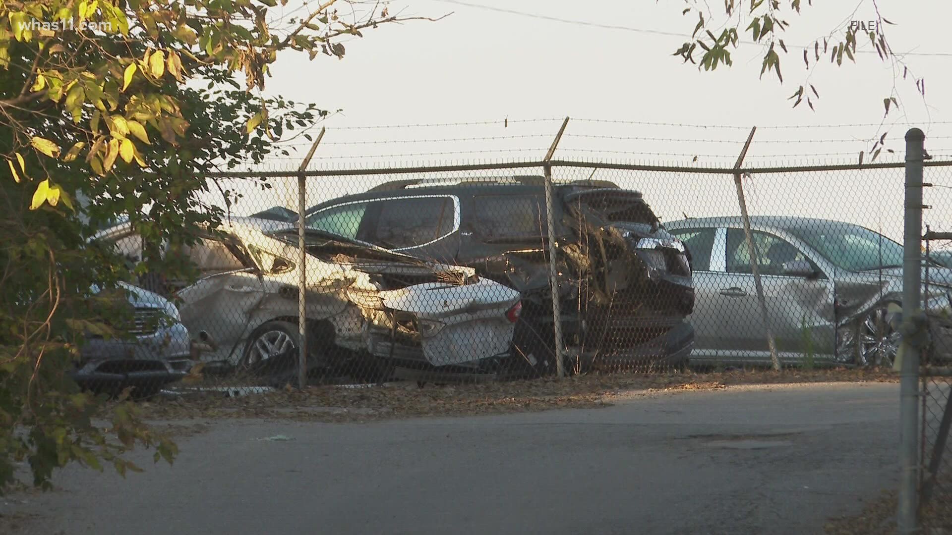 LMPD said the issue goes beyond abandoned cars being an eyesore, but also a safety issue.