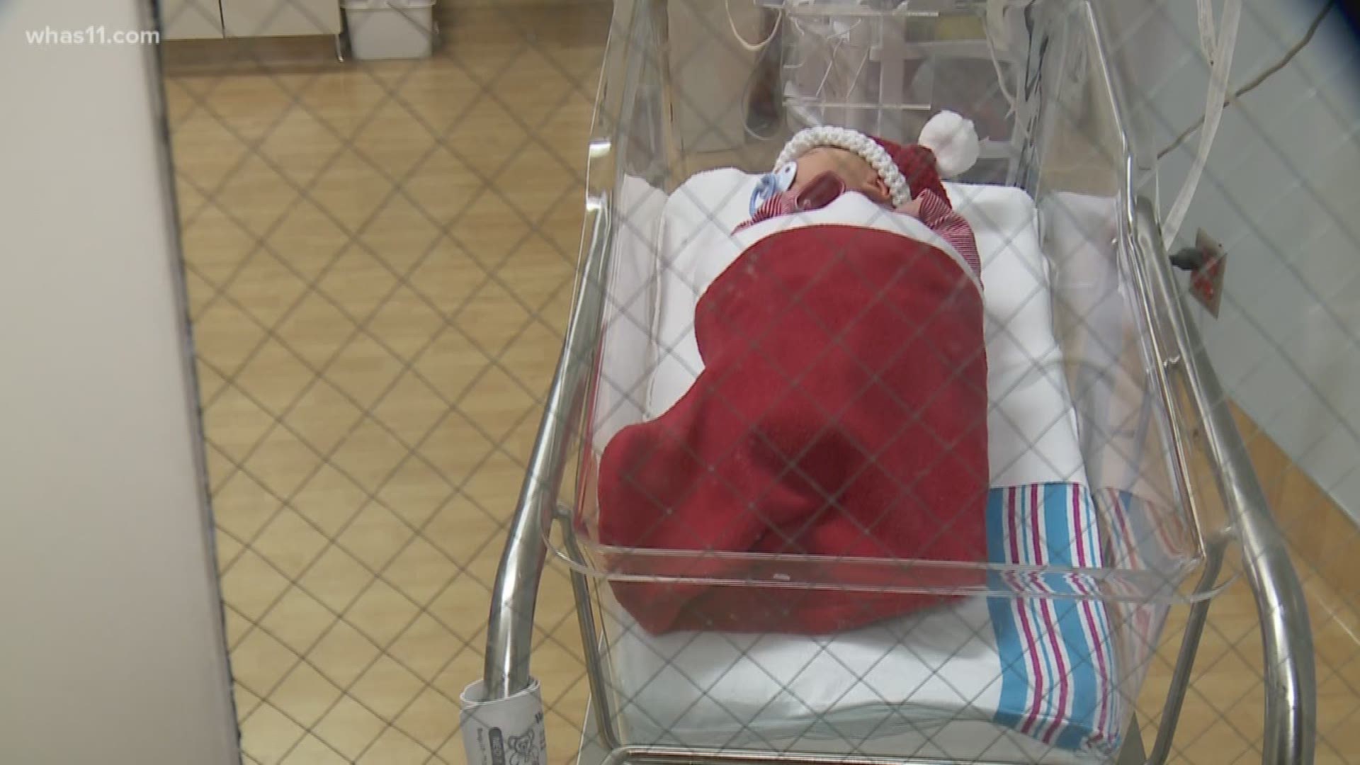For the last 27 years, staff members at Baptist Health Louisville have been placing infants into a stocking on Christmas Eve.